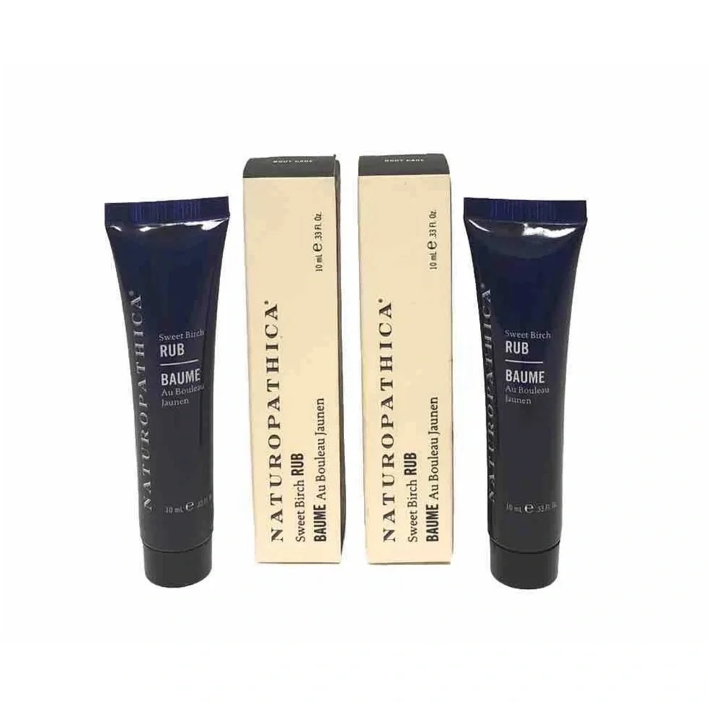 Naturopathica Sweet Birch Rub Lotion 2-Pack Travel Size